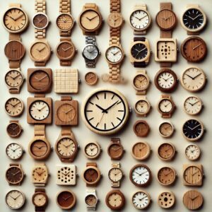 différents types de bois pour montres