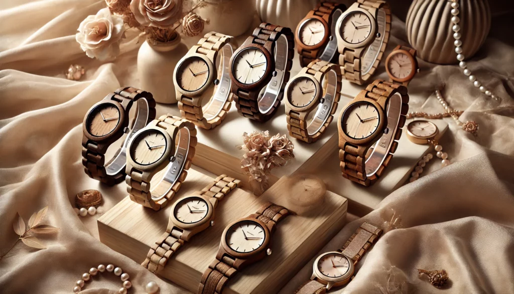 Montres en bois pour femmes