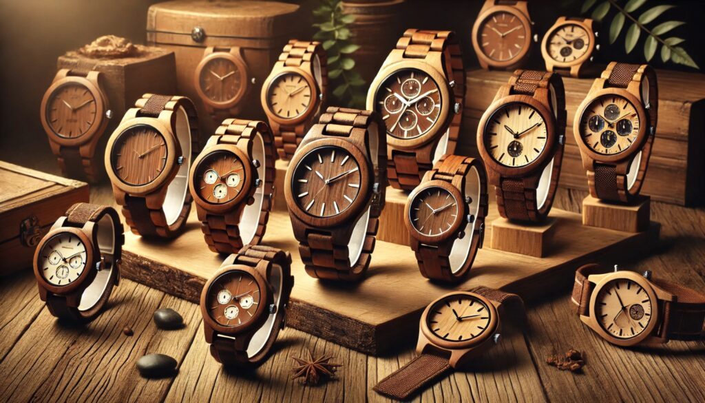 montres en bois homme