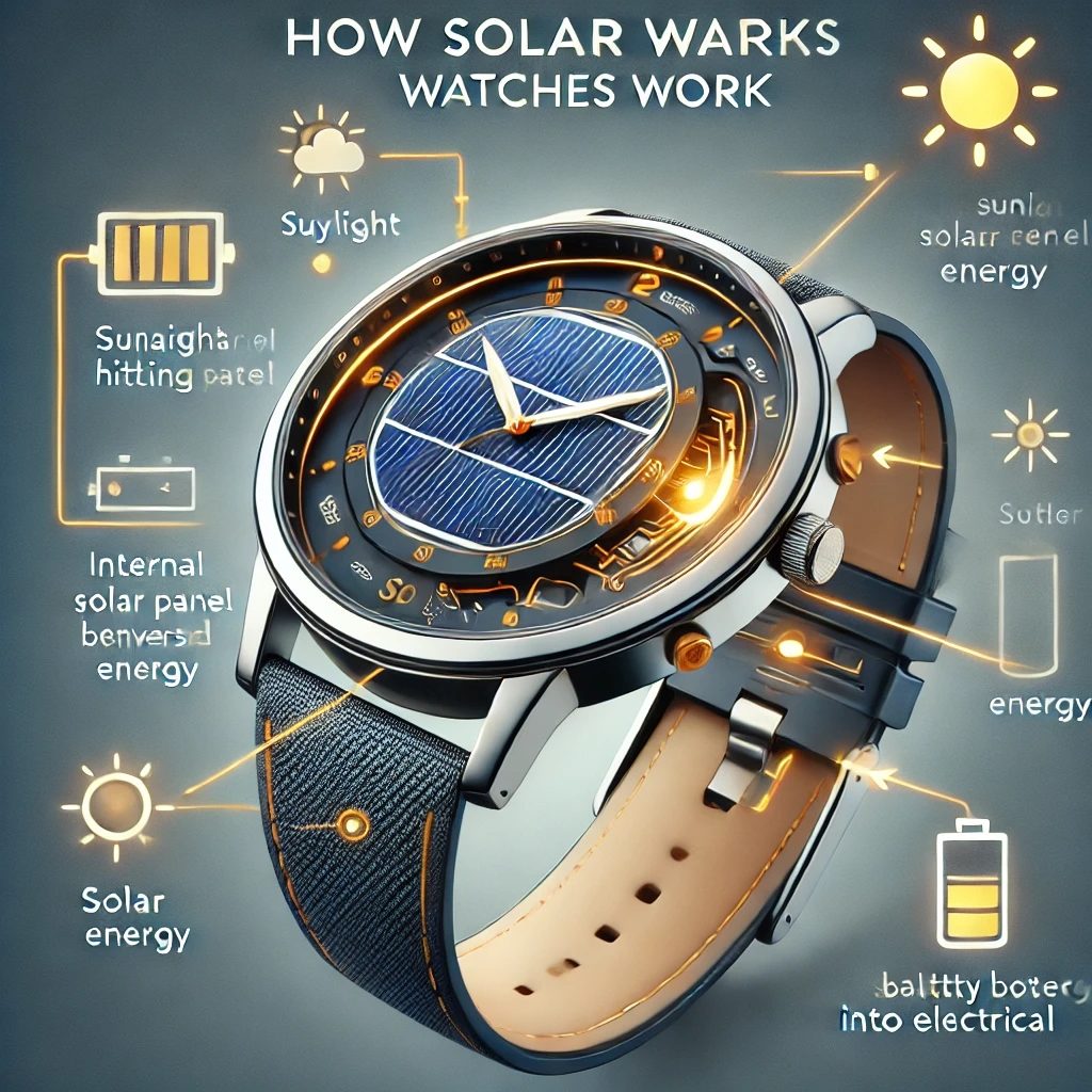 montres solaires comment ça marche