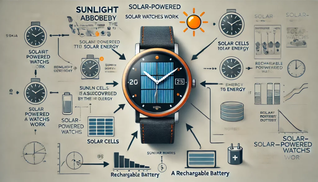 montres solaires et fonctionnement