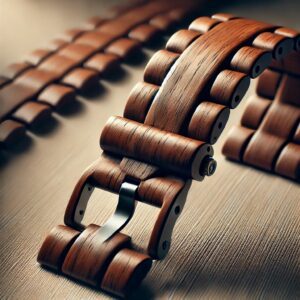 bracelet montre en bois