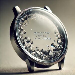 verre mineral montre