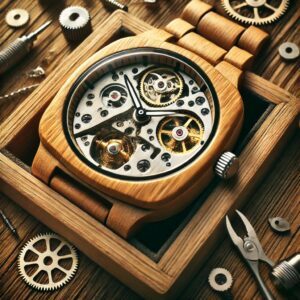 montre en bois automatique