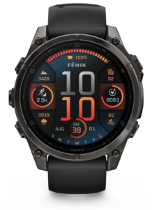 fenix8 47 hr carbongray black front 0015 fenix8